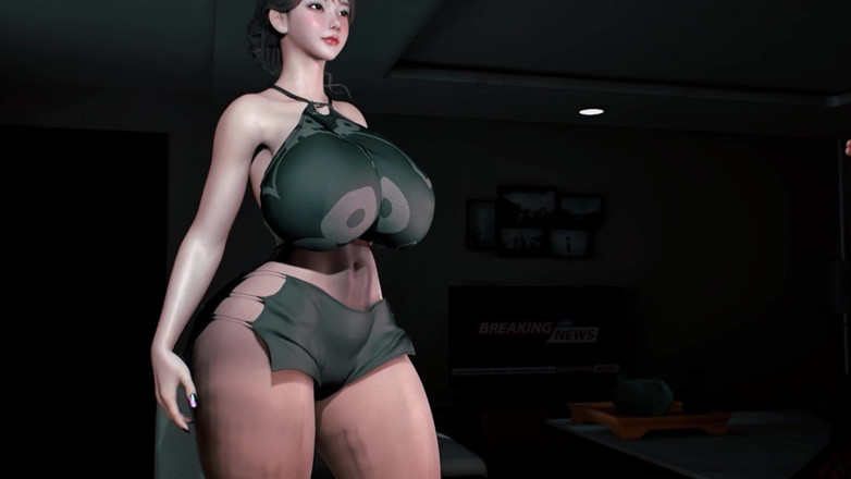 Why fuck so hard: 3D děvka s obrovskými prsy podvádí se svým tlustým šéfem s...