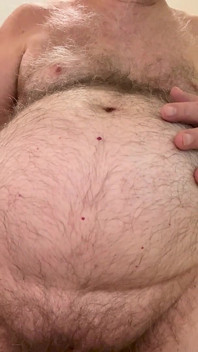 Coach Karl Rubs His Furry Belly for You 6940
