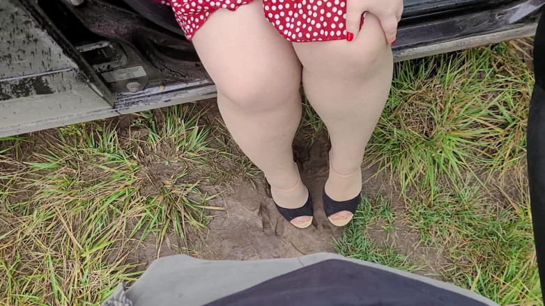 Peach Desert: Sehr schmutziger foot-shoejob