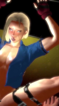Cammy Sex Cage Fight - Street Fighter Parody