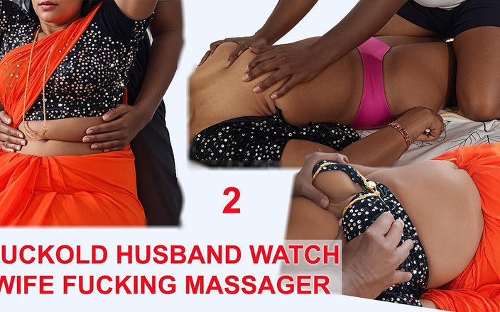 Luxmi Wife: 戴绿帽子的丈夫观看妻子操逼按摩师 - 2