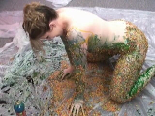 ChickPass Amateurs: Kinky coed Veronica's messy breakfast