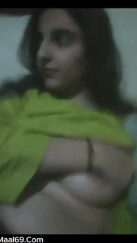 My Czn Showing Tits in Green Dress
