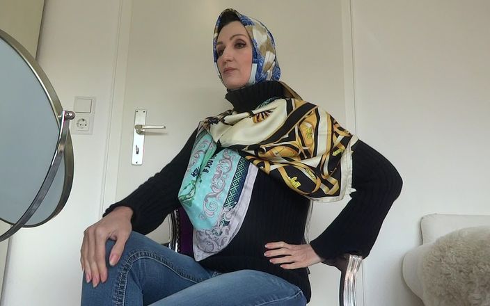 Lady Victoria Valente: 3 zijden sjaals - verschillende vormgeving