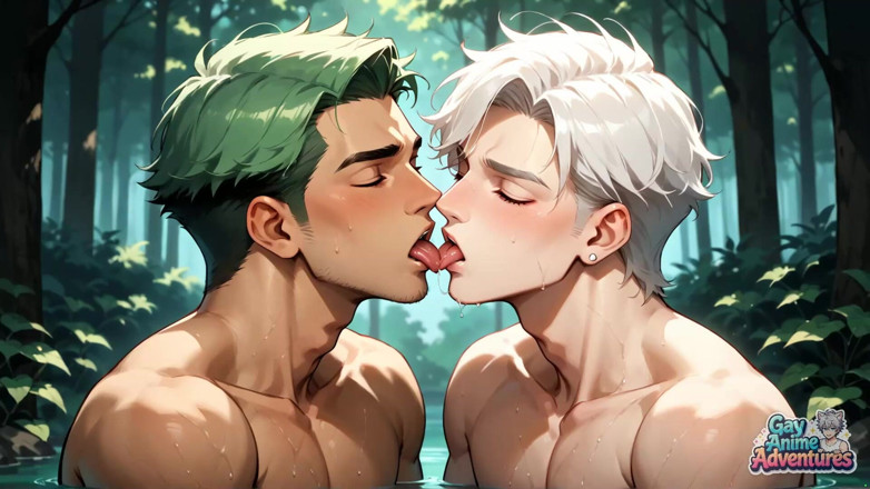 Gay Anime Adventures: Melepas sisi miang awak dengan rakan-rakan berotot ini dalam fuckfest...