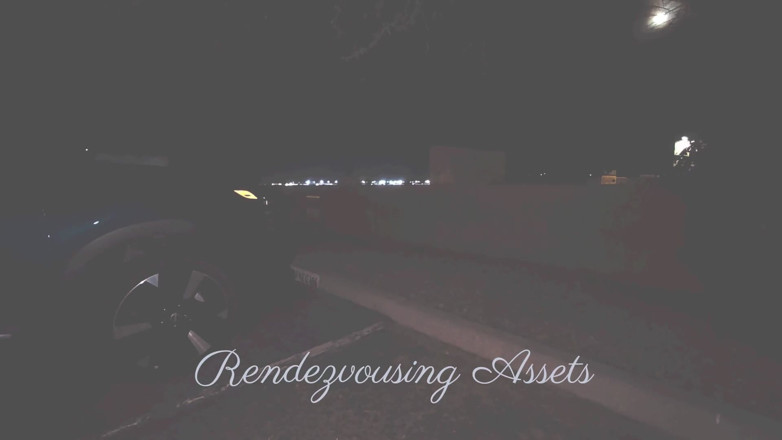 Rendezvousing Assets: Tmavý sex na parkovišti na veřejném místě s shiesty maskou!