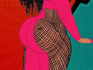 Back Alley Toonz: Cherokee D Ass Amazing Thick, modelo milf rabuda atira para...