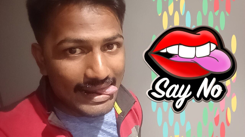 Indian Desi Tongue Boy (Kumbha Manoj Kumar)
