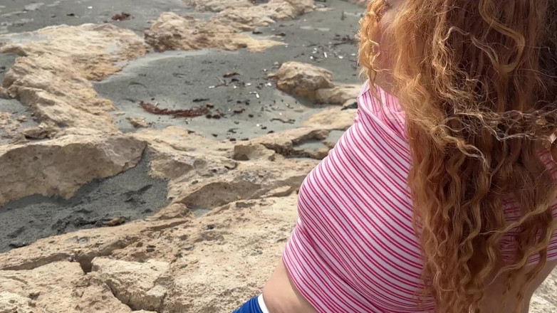 Sheryl X Sinclair: Enjoying Dark Sand Playa, Collecting Shells
