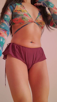 Belly Dancing with New Lingerie