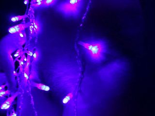 Hairy pussy angel: Sex in Christmas with toys and LED garland, Happy new...