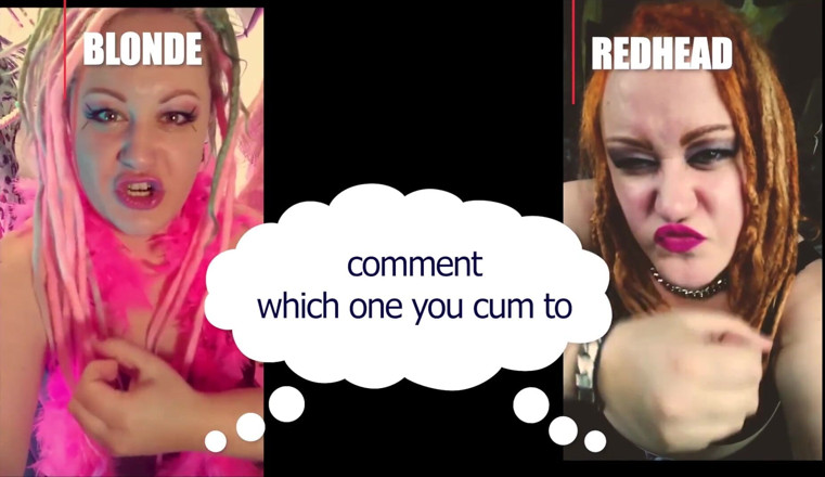 Campsissyboi: Comment which one made you cum blonde or redhead straight...