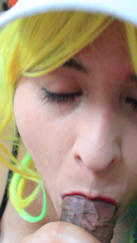 POV Blowjob Green Hair