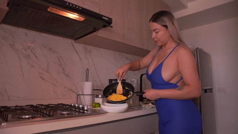 DanielaGomezz: Stepmom Cleans the House and Her Stepson Ends up Her