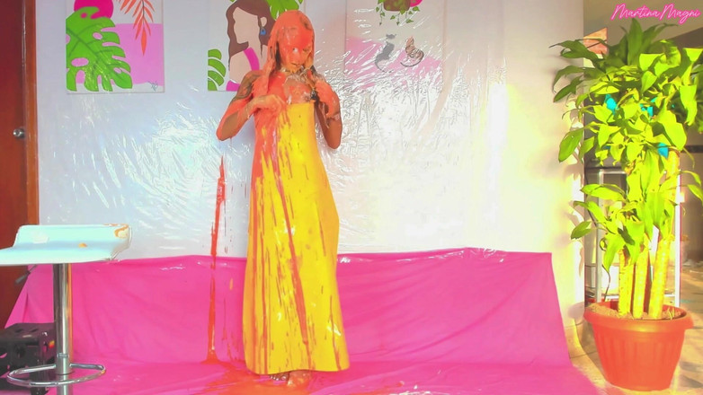 MartinaMagni: Wam!! Önlük ile slime felaketi