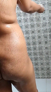 Pareja india en el baño, sexo temprano en la mañana con mi esposa