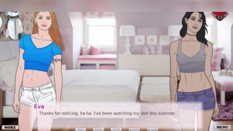 3DXXXTEEN2 Cartoon: 彼氏よりガールフレンドの方がいい。3Dポルノ漫画セックス