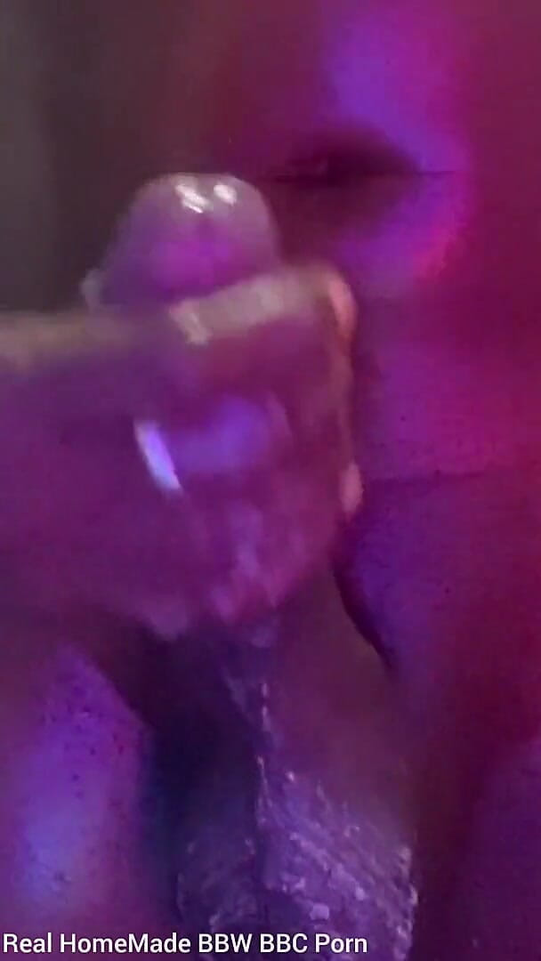 Stroking My Big Black Cock Massive Cumshot (Big black cock BBCee)