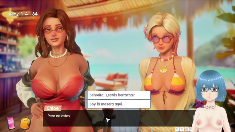AliChan Vtuber: Láska nebo touha hratelnost 2 vizuální román, kde šukáme partu sexy žen