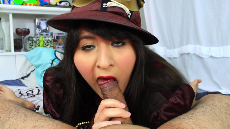 VickyVixen: スチームパンク・フェラチオ