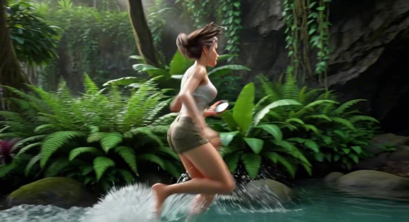 My night collection: Lara Croft descobre tesouro da Amazônia e abraça belo espírito...