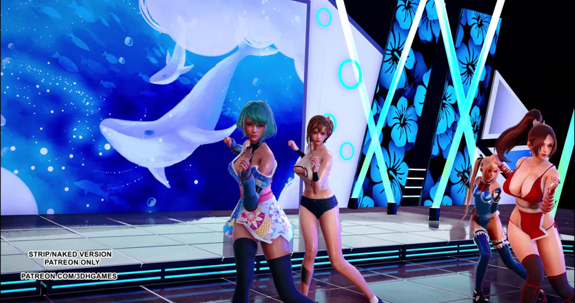 3D-Hentai Games: Dans sexy Lalal DOA Mai Shiranui Marie Rose Misaki Tamaki