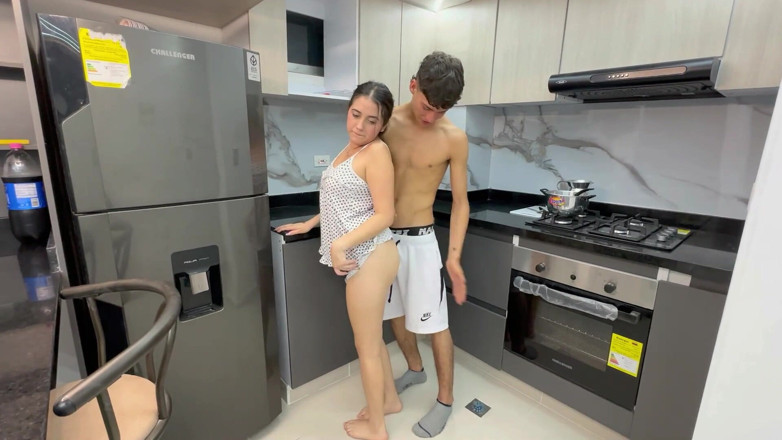 ManuelaAlvarez: I Give My Stepsister a Good Fuck in the Kitchen