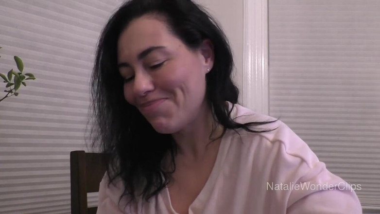 Natalie Wonder: Your stripper stepmom tells you all about her dick sucking...