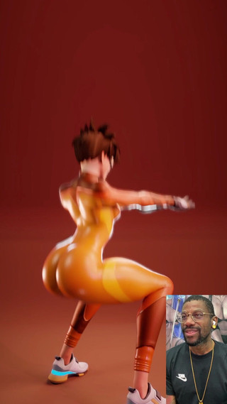 Good news media: Tracer își exercită gaura pizdii de curvă pentru pulă mare și neagră