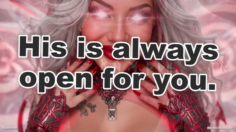 Goddess Misha Goldy: His Mouth or Mine, Baby V_2