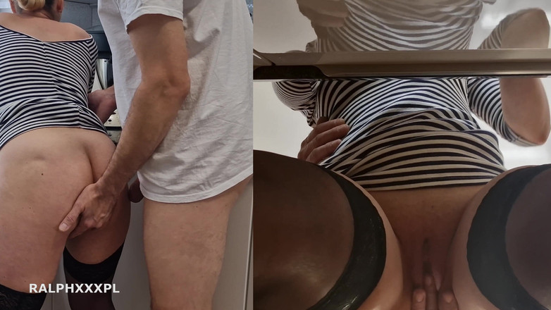 RalphXXXpl: Šukám svou macechu, zatímco ona myje nádobí Kuchyňské sex kompilace