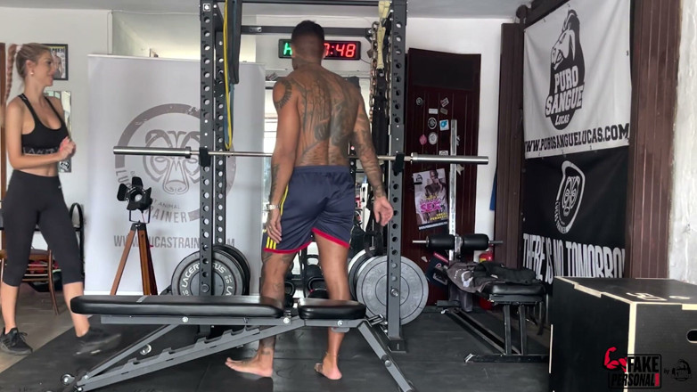 Lucas Peracchi: I Destroy Shona River's Pussy in the Gym