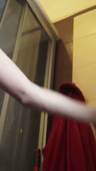 Watch my panties on my skinny body and lick the piss out of my slip