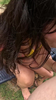 Wifebucket Amateurs - Cute Couple Got Real Horny by the Pool