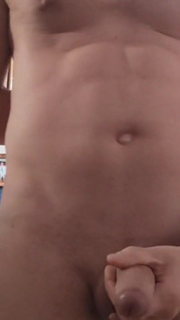 Vertical POV - Fit Guy with a Big Cock Cums