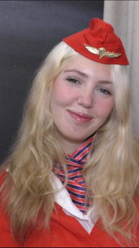 Spanish Air Hostess Claudia Garcia Take BBC