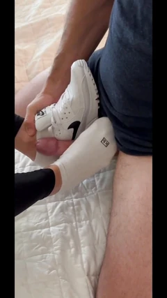 Ett fan av mina fötter fotledsstrumpor behöver knulla mig i M'y söta strumpor