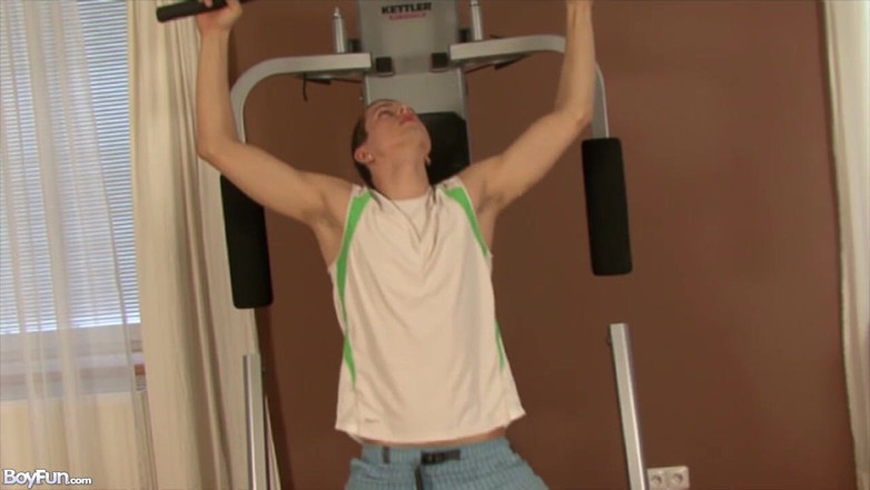BoyFun Solo: John in the Gym