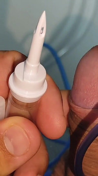 Extreme Insertion Into the Glans of the Pointed Straw.