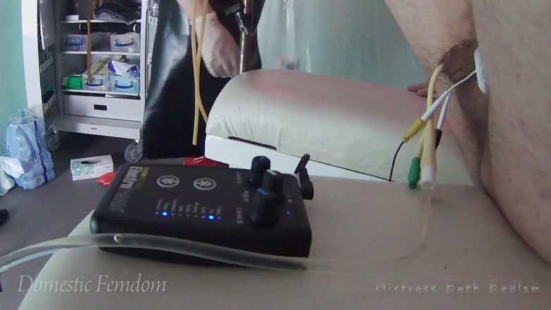 Domestic femdom: Modified Part 2 - Extreme Electric CBT