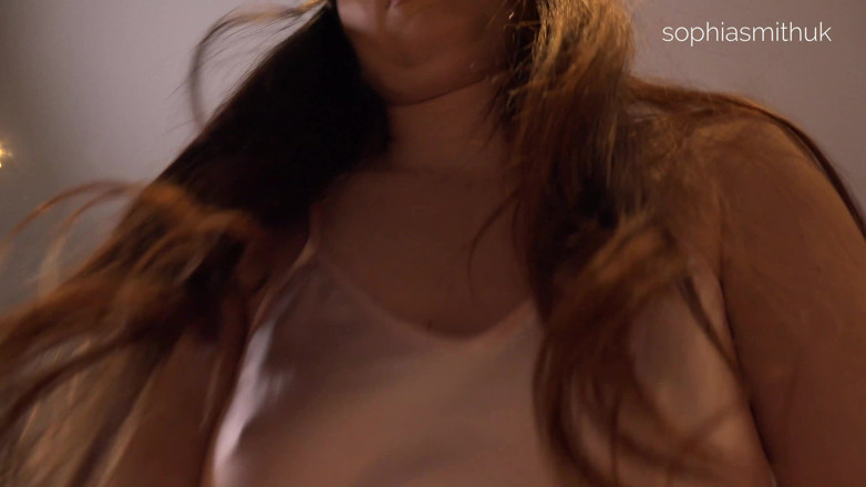 SophiaSmithUK: Seiden-nachthemd-bondage und pOV-fick