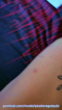 Tattooed Babe Self Tattoo POV Real Needle Play | Highest Tip Wins Next Design