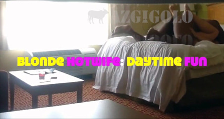 AZGIGOLO: Istri hot rambut pirang datang ke kamar hotelku untuk makan...