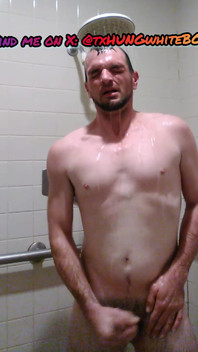 Jacking off in the Showers