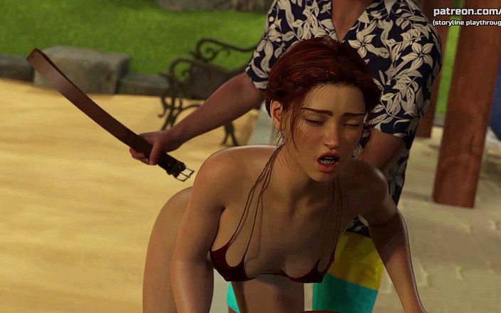 Vaniikos: 若い美女が熱いお尻を叩かれ、小さなマンコを中出しされる - タブー大学(スチームゲーム) - 3Dアニメ変態ゲーム - #19