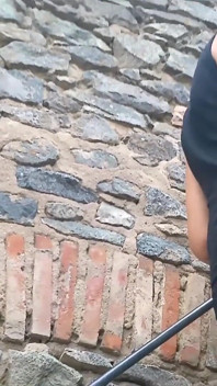 Corabitch, pauze bij kasteel Frankenstein