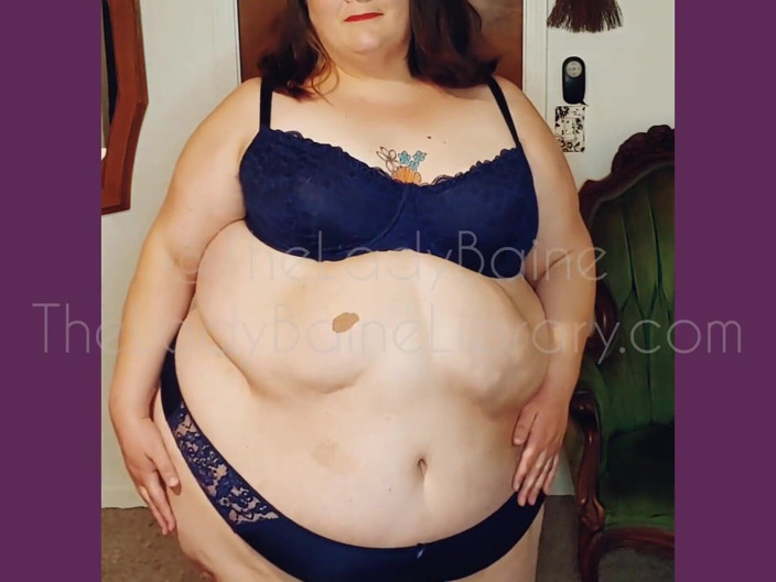 TheLadyBaine: Ssbbw ateşli iç çamaşırlı sikiş ve deneme