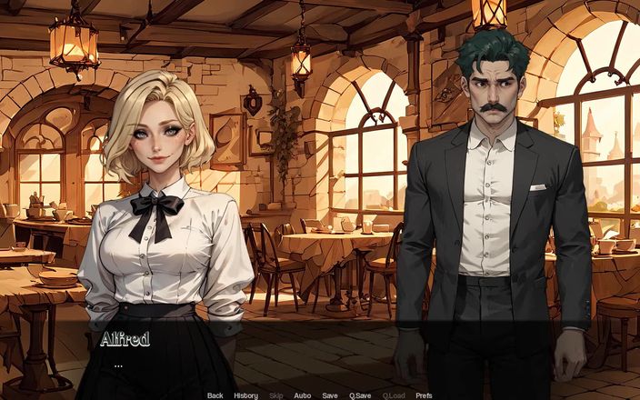 Dirty GamesXxX: College van Mysteria: meisje bedriegt haar vriendje terwijl ze met...