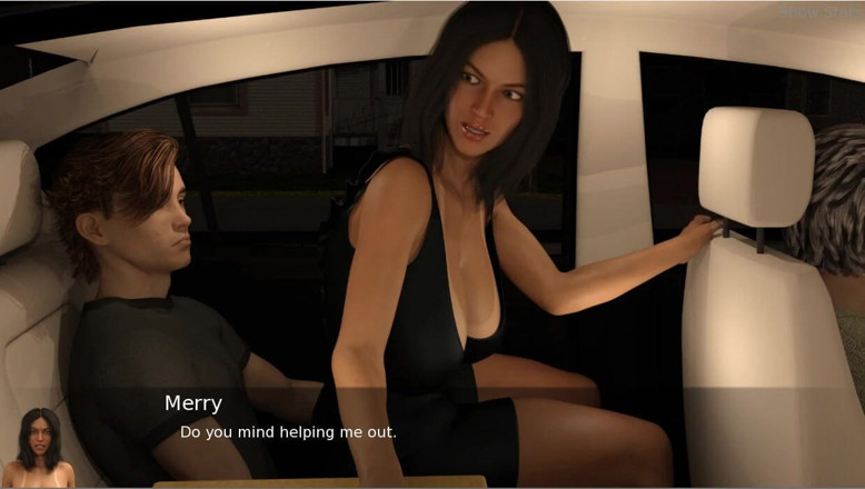 XXX Games Bunk: Project Hotwife - Phw - 게임플레이 - 롤플레이 - 그의 무릎에 Collegue와 함께하는 자동차 타기
