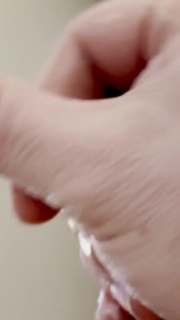 Jerking White Cock up Close